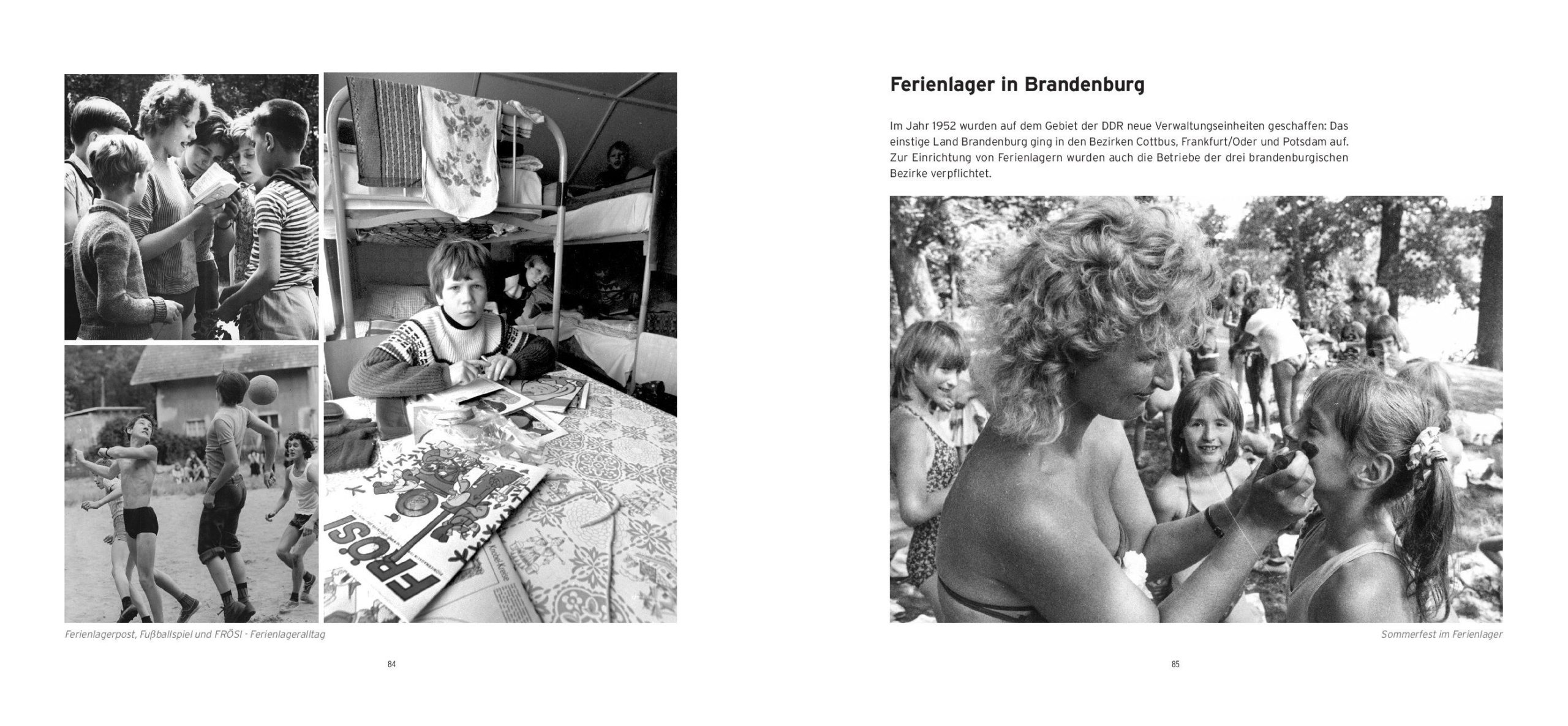 Blaue Wimpel im Sommerwind. Ferienlager in Brandenburg 19491989